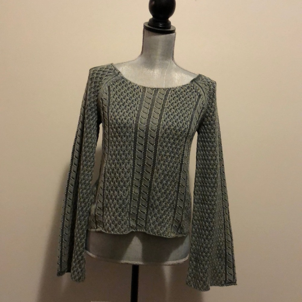 Free People Bell Sleeve Sweater